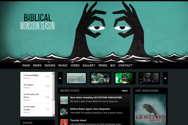 Soundcheck theme site design template sample