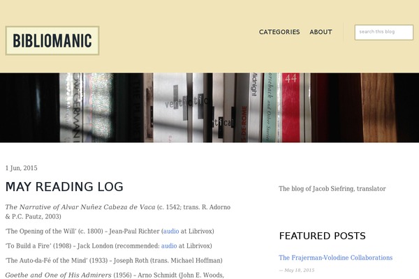 bibliomanic.com site used Wp-explosion
