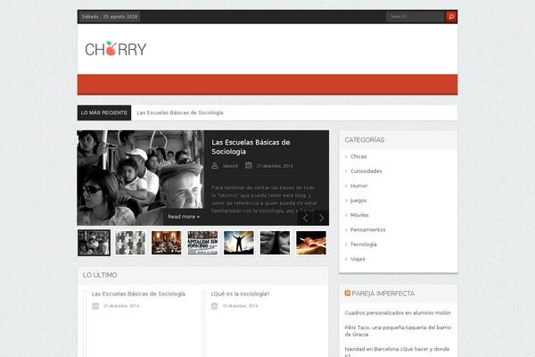 Cherry theme site design template sample