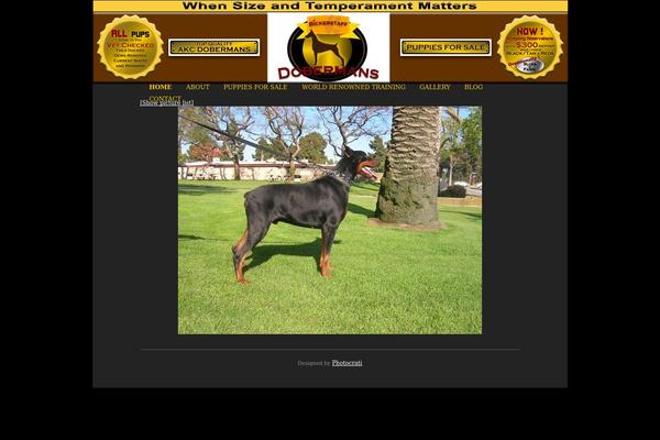bickerstaffdobermans.com site used Photocrati-emulsion