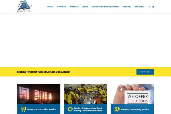 Consulting-child theme site design template sample