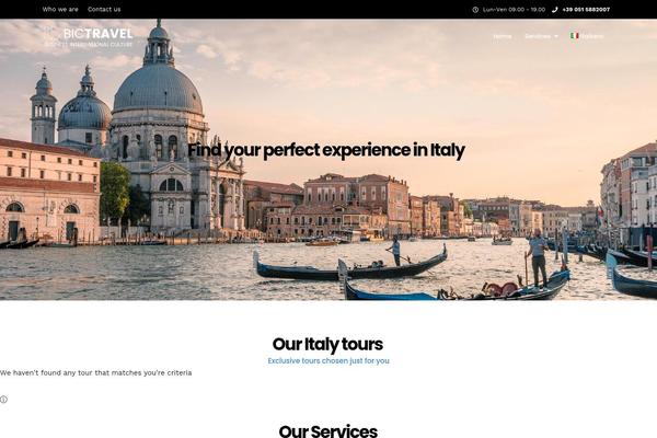 Site using Grandtour-custom-post plugin
