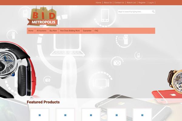 bid-metropolis.com site used Pennytheme