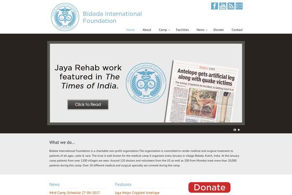 U Design Child theme site design template sample