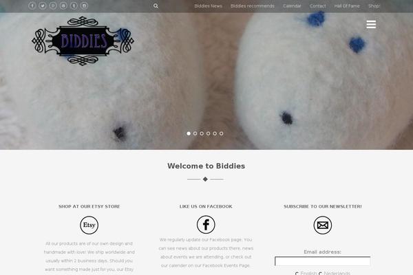 Site using Etsy Shop plugin