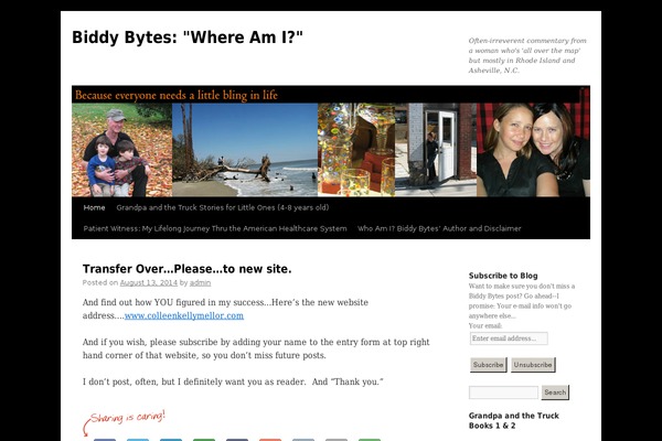Twenty Ten theme site design template sample