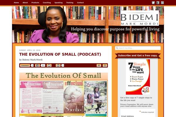 Get Noticed theme site design template sample