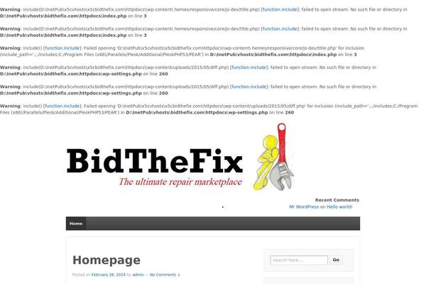 Responsive theme site design template sample