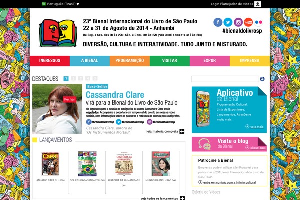 bienal theme websites examples