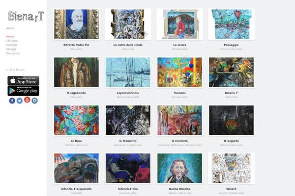 Artiste theme site design template sample