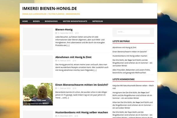 MH Magazine lite theme site design template sample
