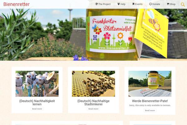 Radiate theme site design template sample