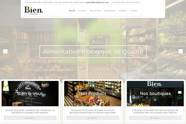 Restaurant theme site design template sample