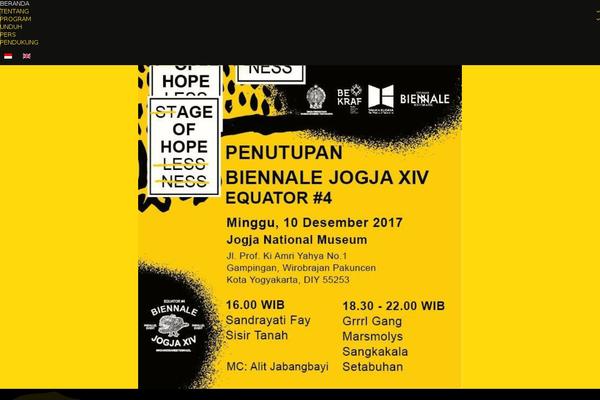 biennalejogja.org site used Blogora