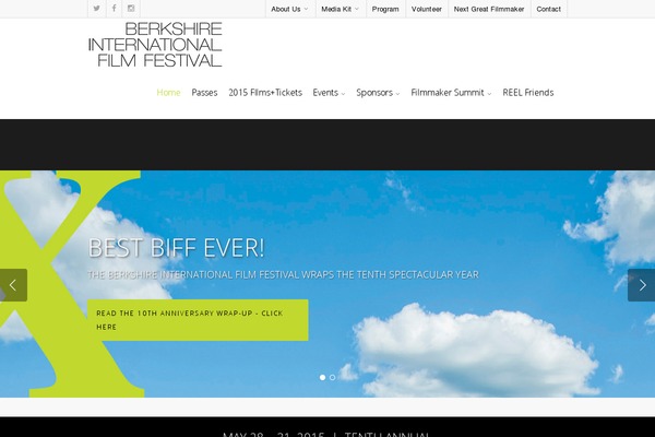 Site using Salient-social plugin