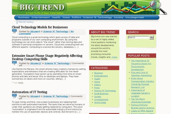 Arclite theme site design template sample