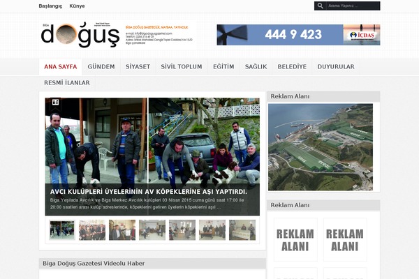 GoodNews theme site design template sample