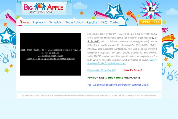 bigappledayprogram.com site used Customized