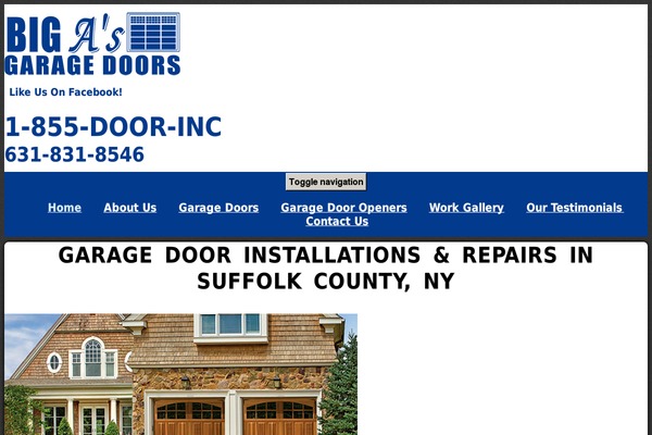 bigasgaragedoors.com site used Biga