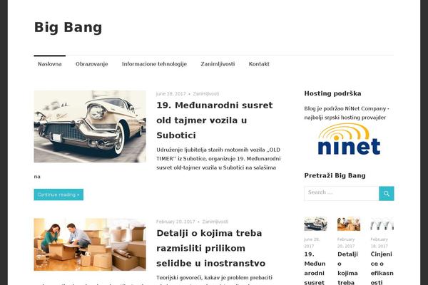 Maxwell theme site design template sample