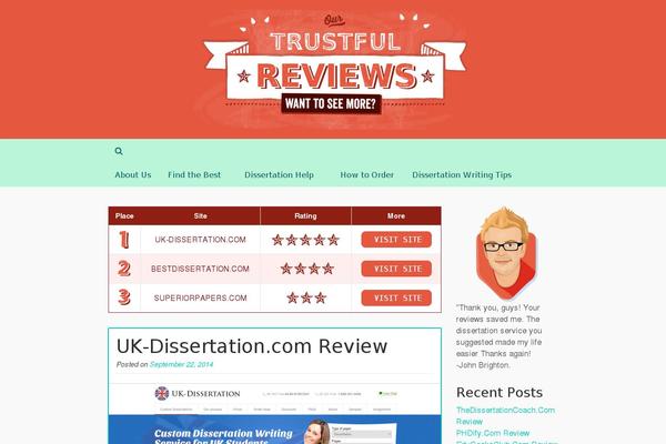 Coeur theme site design template sample