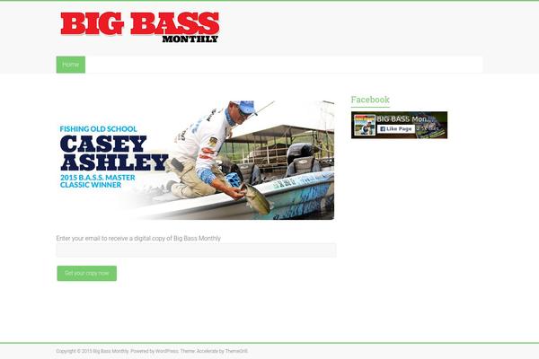 Accelerate theme site design template sample