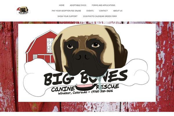 Site using One-page-portfolio plugin