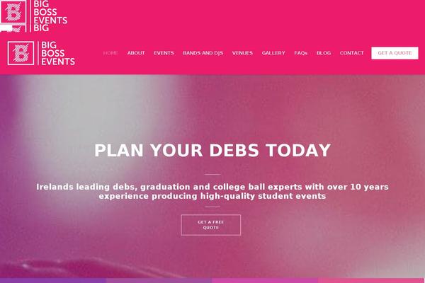 Cardinal Child theme site design template sample