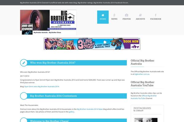Nictitate theme site design template sample
