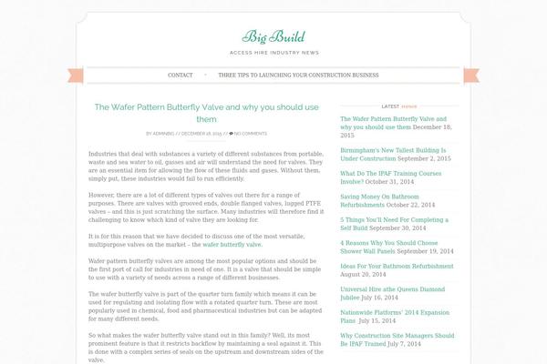 Sugar and Spice theme site design template sample