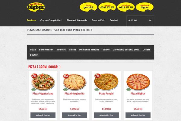 bigbur.ro site used Pizzahouse