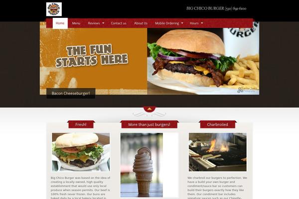 The Restaurant theme site design template sample