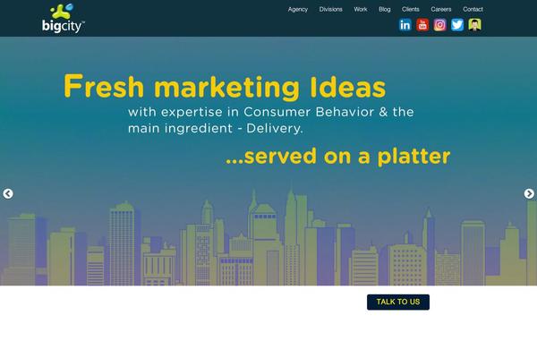 BigCity theme site design template sample