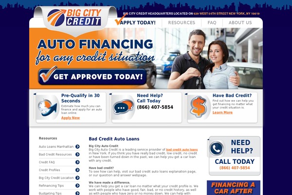 bigcitycredit.com site used Loan