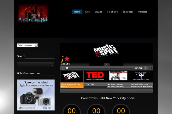 Vibration theme site design template sample