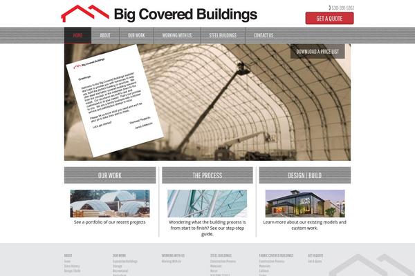 Infinite theme site design template sample