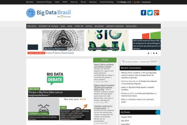 bigdatabrasil.net site used Techblog-multiplepro