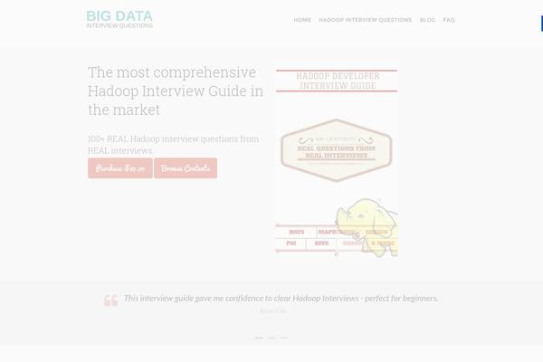 bigdatainterviewquestions.com site used Ethority