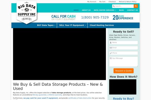 bigdatasupplyinc.com site used Ewebstyle