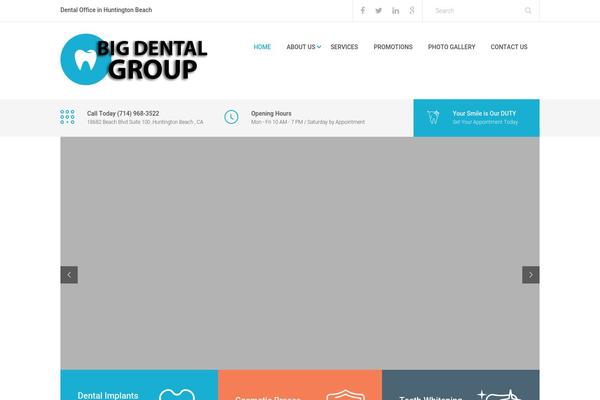 Dent-all theme site design template sample
