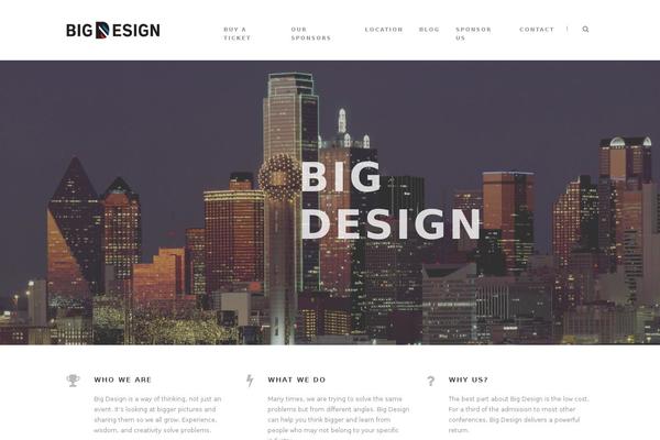 Thekeynote theme site design template sample