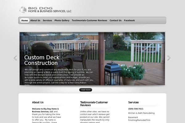 TheProfessional theme site design template sample