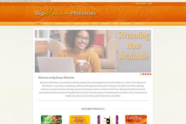 Gather theme site design template sample
