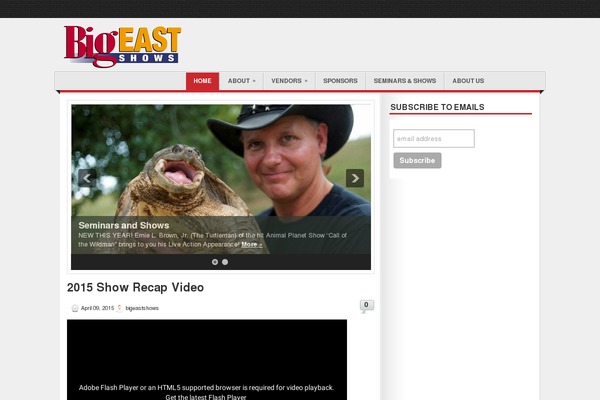 bigeastshows.com site used Ledgy