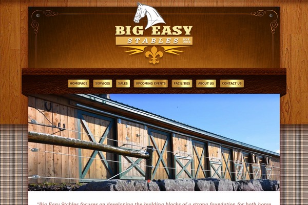 bigeasystables.com site used Bigeasy