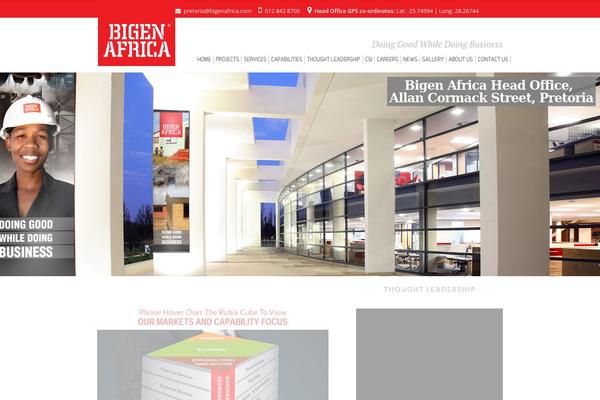 Terra theme site design template sample