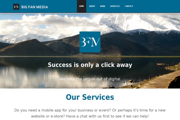 Bfm theme site design template sample