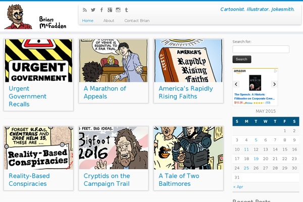 Customizr theme site design template sample