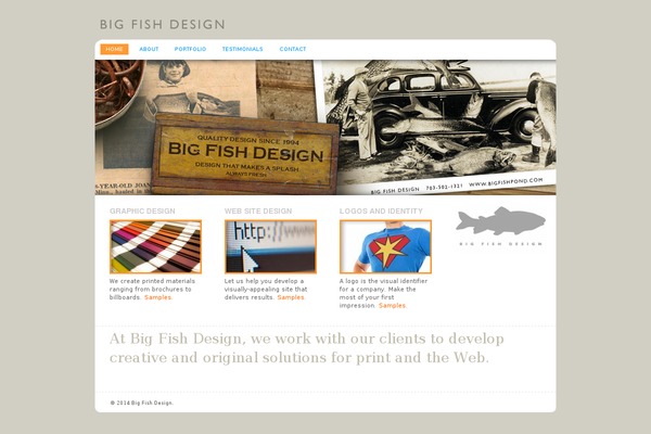 Revival theme site design template sample