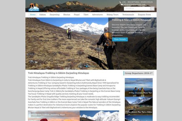 trekking theme websites examples